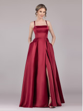 4126D Dress - Burgundy (Gino Cerruti)